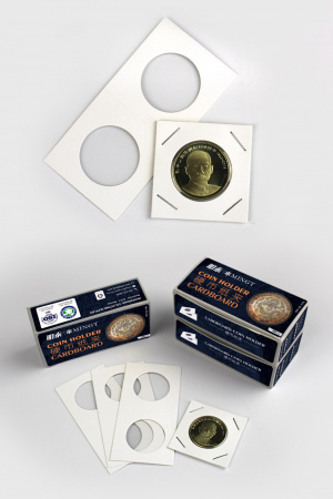 Холдеры для монет d-26,5 мм, под скрепку (упаковка 50 шт). PCCB MINGT, 801808