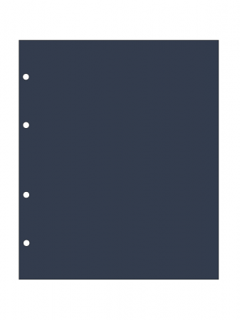 Прокладочный лист из картона формата НУМИС (Россия) 188х224 мм. Синий