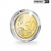 Капсулы Ultra Perfect Fit для монеты 50 евроцентов (24,25 мм), в упаковке 10 шт. Leuchtturm, 365290