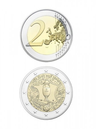 2 евро, Франция (Евро 2016). 2016 г.