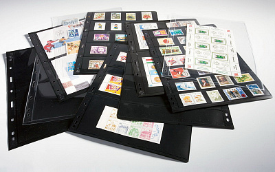 Альбомы (папки-переплёты) и листы для марок