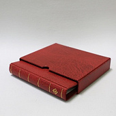 Альбом для марок VARIO-F (без листов) + шубер (защитная кассета). Красный. Leuchtturm, 303338