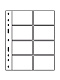Лист-обложка OPTIMA 4VC (202х252 мм) из прозрачного пластика на 8 ячеек (88х55 мм). Leuchtturm, 328118/1