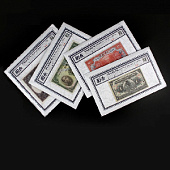 Чехлы для банкнот (размер А, 207х115 мм), прозрачные. Упаковка 50 шт. PCCB MINGT, 801981