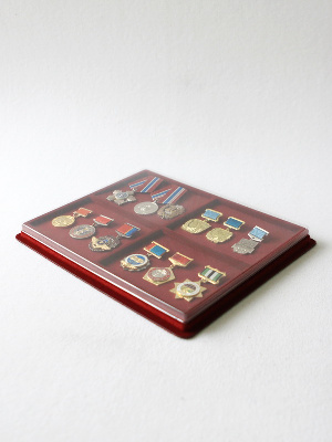 Планшет S (243х304х21 мм) на 4 ячейки (101х131,5х18 мм) (с поролоновой вставкой) Планшет S (243х304х21 мм) на 4 ячейки (101х131,5х18 мм) (с поролоновой вставкой)