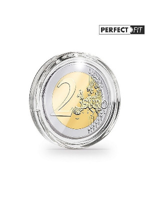Капсулы Ultra Perfect Fit для монеты 2 евро (25,75 мм), в упаковке 10 шт. Leuchtturm, 345007