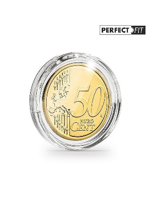 Капсулы Ultra Perfect Fit для монеты 50 евроцентов (24,25 мм), в упаковке 10 шт. Leuchtturm, 365290