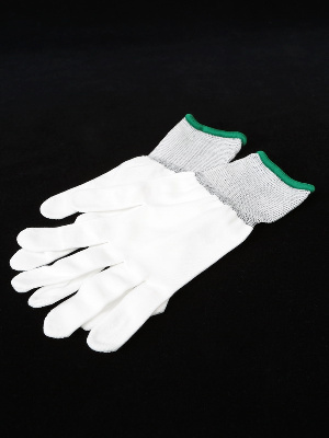 Нумизматические перчатки, размер 9/L (зелёный)