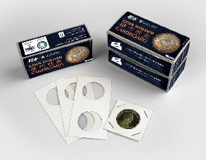 Холдеры для монет d-35 мм, под скрепку (упаковка 50 шт). PCCB MINGT, 801803