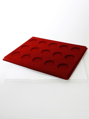 Планшет S (234х296х12 мм) для монет в капсулах d-44 мм (15 ячеек) Планшет S (234х296х12 мм) для монет в капсулах d-44 мм (15 ячеек)