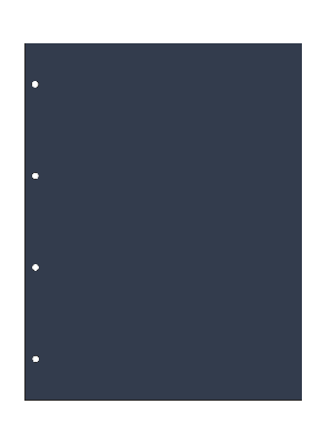 Прокладочные листы из картона формата ВАРИО (Россия) 217х279 мм. Упаковка из 5 листов. Синий