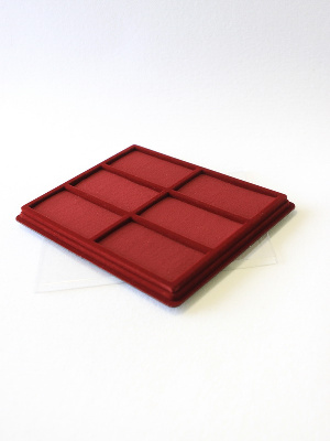 Планшет S (243х304х21 мм) на 6 ячеек (63х128х18 мм) (с поролоновой вставкой) Планшет S (243х304х21 мм) на 6 ячеек (63х128х18 мм) (с поролоновой вставкой)