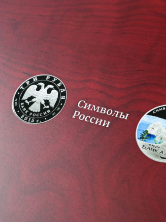 Нанесение изображения для серии монет Символы России на футляр Volterra Uno