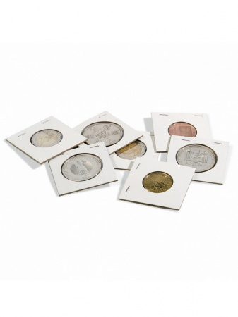 Холдеры для монет d-30 мм, под скрепку (упаковка 25 шт). Leuchtturm, 334472