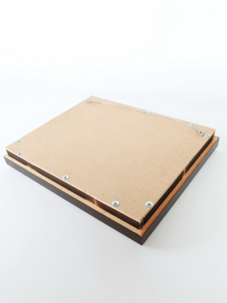 Багетная рамка S серии «Барокко» (золото) под 1 ячейку (209х270х18 мм) с поролоновой вставкой, тёмно-бордовый  Багетная рамка S серии «Барокко» (золото) под 1 ячейку (209х270х18 мм) с поролоновой вставкой, тёмно-бордовый