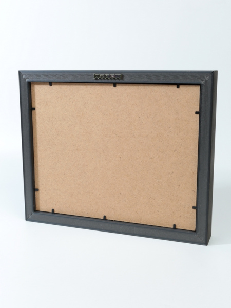 Багетная рамка S пластиковая под 1 ячейку (209х270х18 мм) с поролоновой вставкой. Вид 4, тёмно-бордовый  Багетная рамка S пластиковая под 1 ячейку (209х270х18 мм) с поролоновой вставкой. Вид 4, тёмно-бордовый