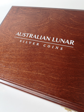 Нанесение логотипа Australian Lunar Silver Coins