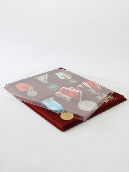 Планшет S (234х296х12 мм) на 6 ячеек (63х128х8 мм), тёмно-бордовый Планшет S (234х296х12 мм) на 6 ячеек (63х128х8 мм), тёмно-бордовый