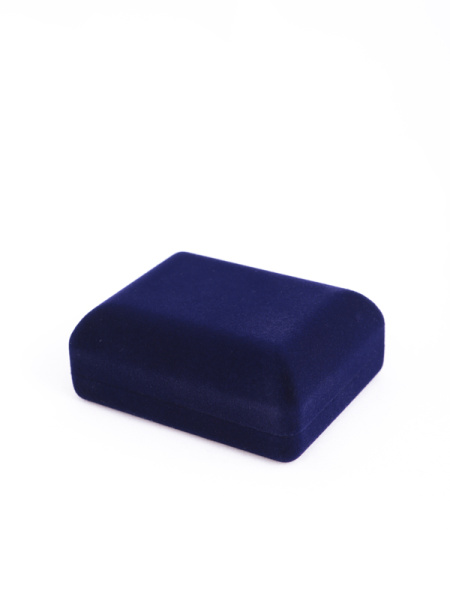 Футляр (79х61х32 мм) для запонок, тёмно-синий Футляр (79х61х32 мм) для запонок, тёмно-синий