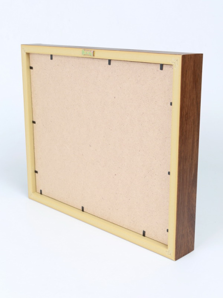 Багетная рамка S пластиковая под 1 ячейку (209х270х18 мм) с поролоновой вставкой. Вид 2, тёмно-бордовый  Багетная рамка S пластиковая под 1 ячейку (209х270х18 мм) с поролоновой вставкой. Вид 2, тёмно-бордовый