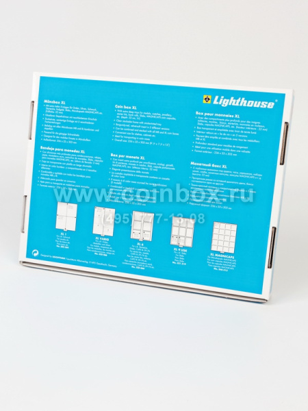 Кассета XL для 9 слабов NGC (Америка) (61х86х8 мм), светло-бордовый Кассета XL для 9 слабов NGC (Америка) (61х86х8 мм), светло-бордовый