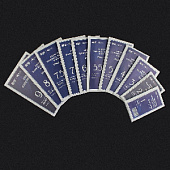 Чехлы для банкнот №2 (120х60 мм), прозрачные. Упаковка 50 шт. PCCB MINGT, 801941