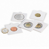 Холдеры для монет d-25 мм, самоклеющиеся (упаковка 50 шт). Leuchtturm