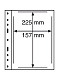 Лист-обложка OPTIMA ETB (202х252 мм) из прозрачного пластика для листов первого дня (157х225 мм). Leuchtturm, 338227/1