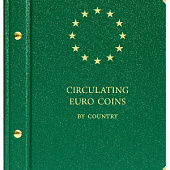 Альбом для монет (без листов) для монет «Регулярные монеты Евро». Альбо Нумисматико, H23-110-21-06